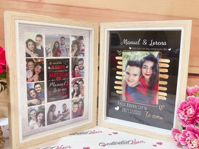 Portarretrato Díptico con foto y canción · Fotografía 2
