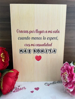 Tarjeta Libro de amor con dedicatoria · Fotografía 2